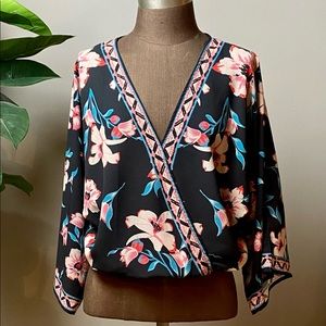 Floral Flying Tomato top, M